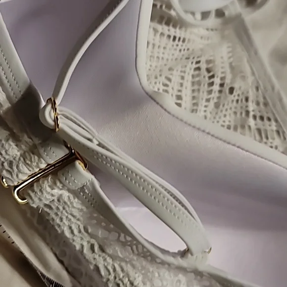 NWT Crotched Molded Cups adjustable strap bikini swim bathing yoga top - Picture 11 of 11